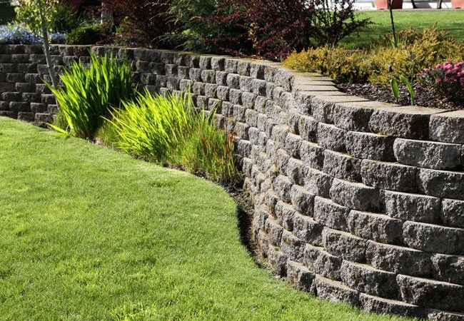 Segmental Retaining Wall Installation in Wayne, PA